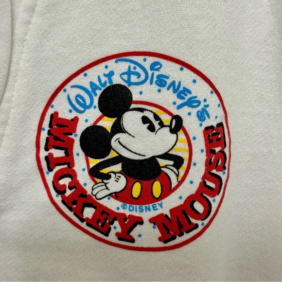 Disney 80s 90s Vintage White Button Cardigan Sweater Sz XL - Picture 3 of 6